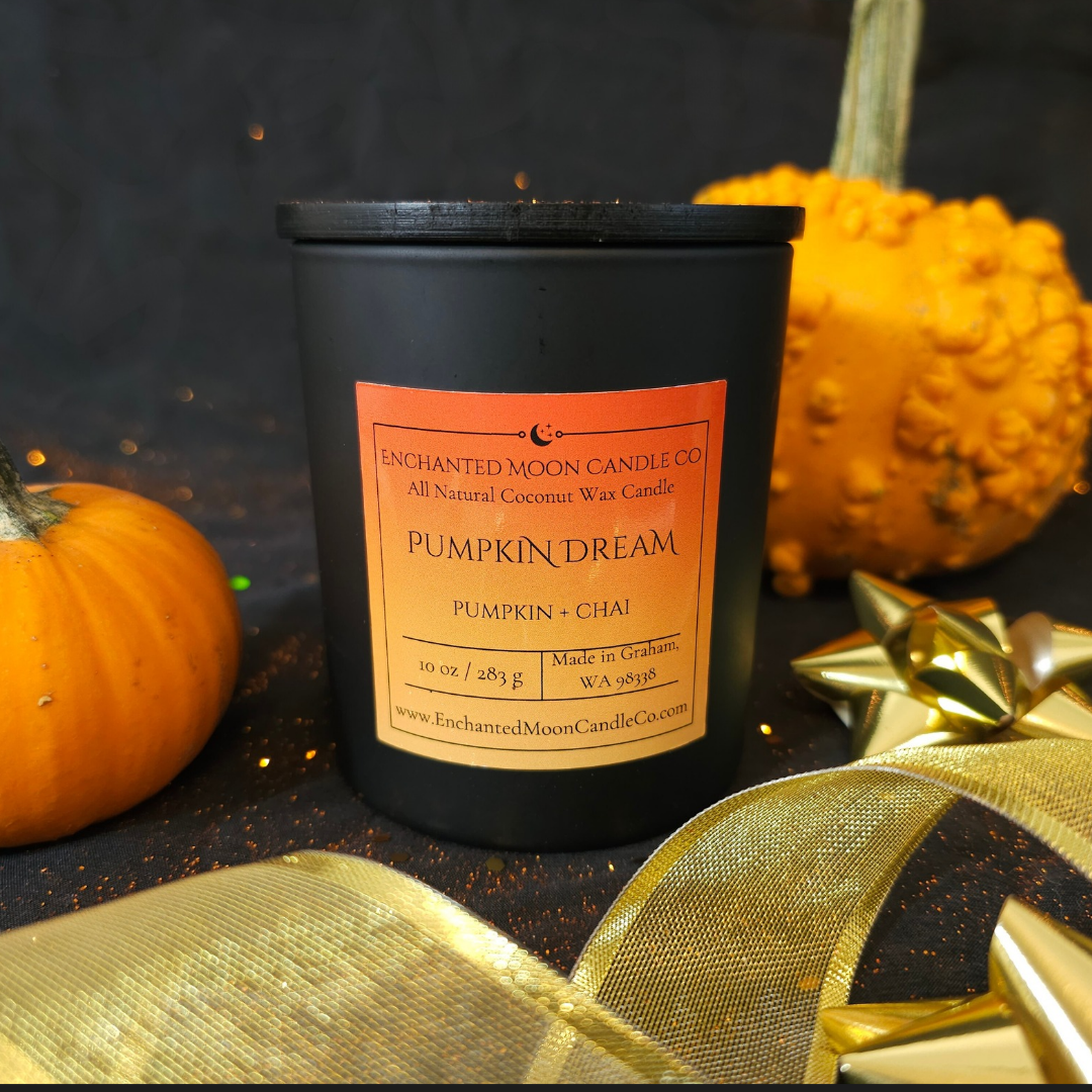 Pumpkin Dream 10 Oz Candle – Enchanted Moon Candle Co Pumpkin Dream 10 Oz Candle – Enchanted Moon Candle Co