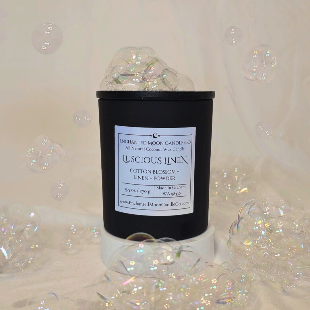 Luscious Linen 9.5 Oz Candle